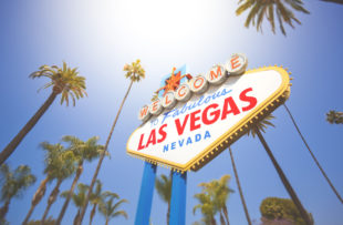 A stock photo of the Welcome to Fabulous Las Vegas Nevada sign.